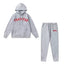 Trapstar Arc Logo Red Grey Tracksuit