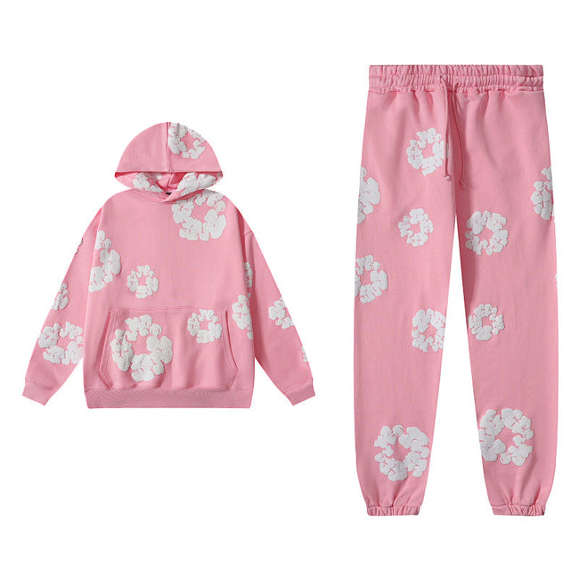 Denim Tears Pink Hoodie & Sweatpants Set Main Image