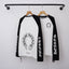 Chrome Hearts Raglan Horseshoe & Cross Long Sleeve (White/Black)