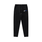 Trapstar autumn and winter casual sports suit hooded sweatshirt pants pullover simple letter drawstring top pants (37)