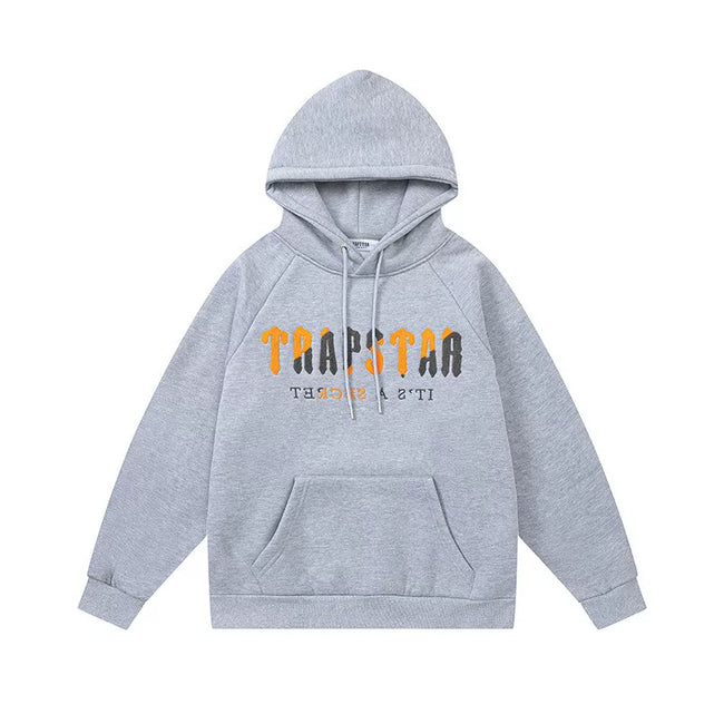 Trapstar It's A Secret Orange Grey Tracksuit Main Image