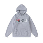 Trapstar autumn and winter casual sports suit hooded sweatshirt pants pullover simple letter drawstring top pants (12)