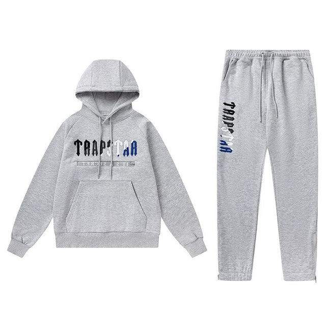 Trapstar It's A Secret Black Blue White Grey Tracksuit Hover Image