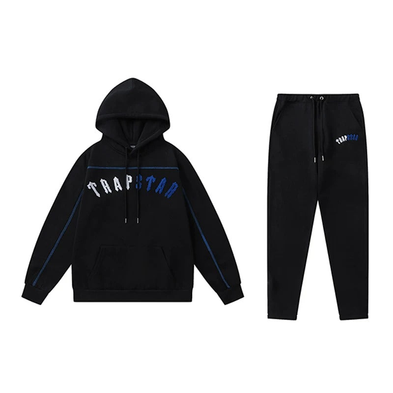 Trapstar Arc Logo Royal Blue Black Tracksuit