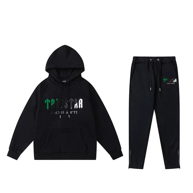 Trapstar It's A Secret Forest Green Black Tracksuit Hover Image
