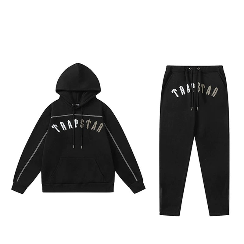 Trapstar Arc Logo Vintage Black Tracksuit
