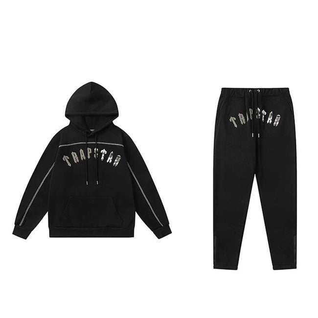 Trapstar Arc Logo Crystal Black Tracksuit Hover Image