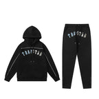 Trapstar Arc Logo Ice Blue Crystal Black Tracksuit