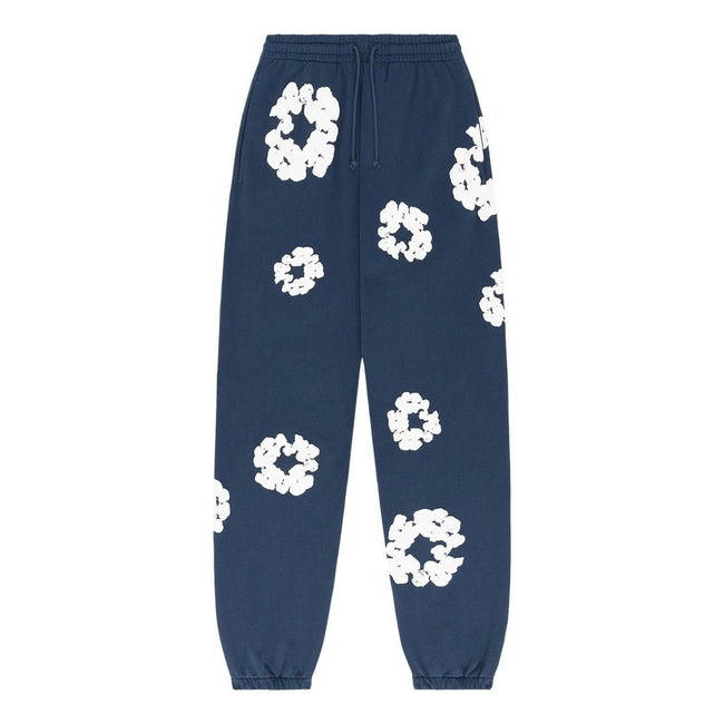 Denim Tears Sweatpants Navy Cotton Wreath Main Image